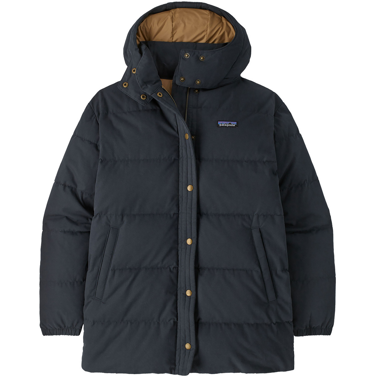 Patagonia Donna Parka Cotton Down (Taglia XS, Blu)