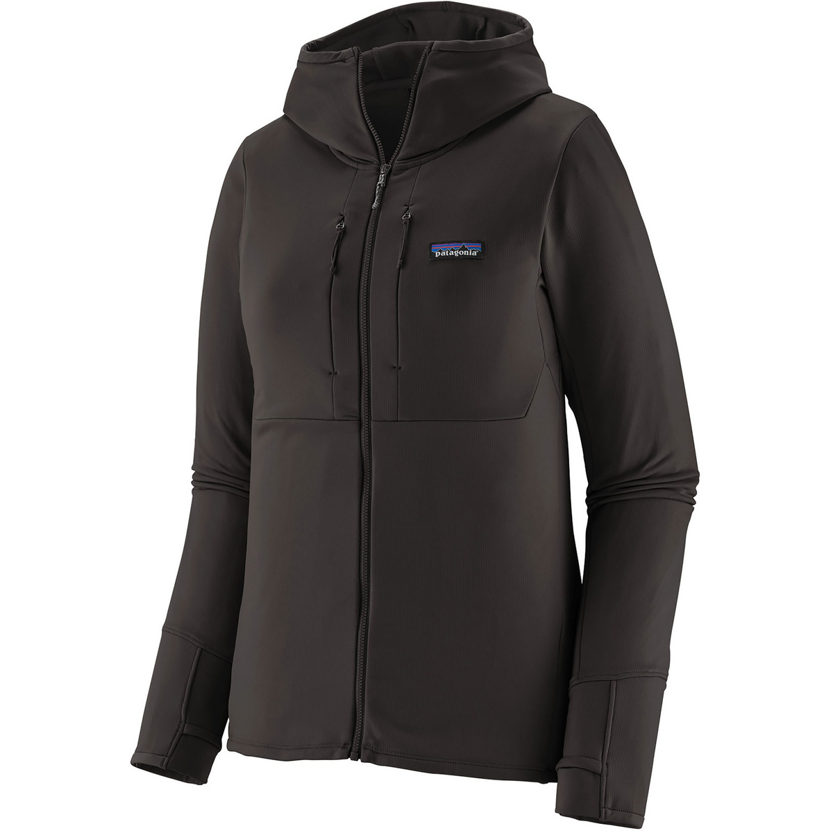 Patagonia Damen R1 Thermal Hoodie Jacke (Größe S, schwarz)
