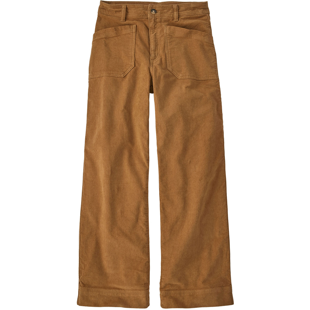 Patagonia Donna Pantaloni Wide Leg Cord (Taglia M, Marrone)