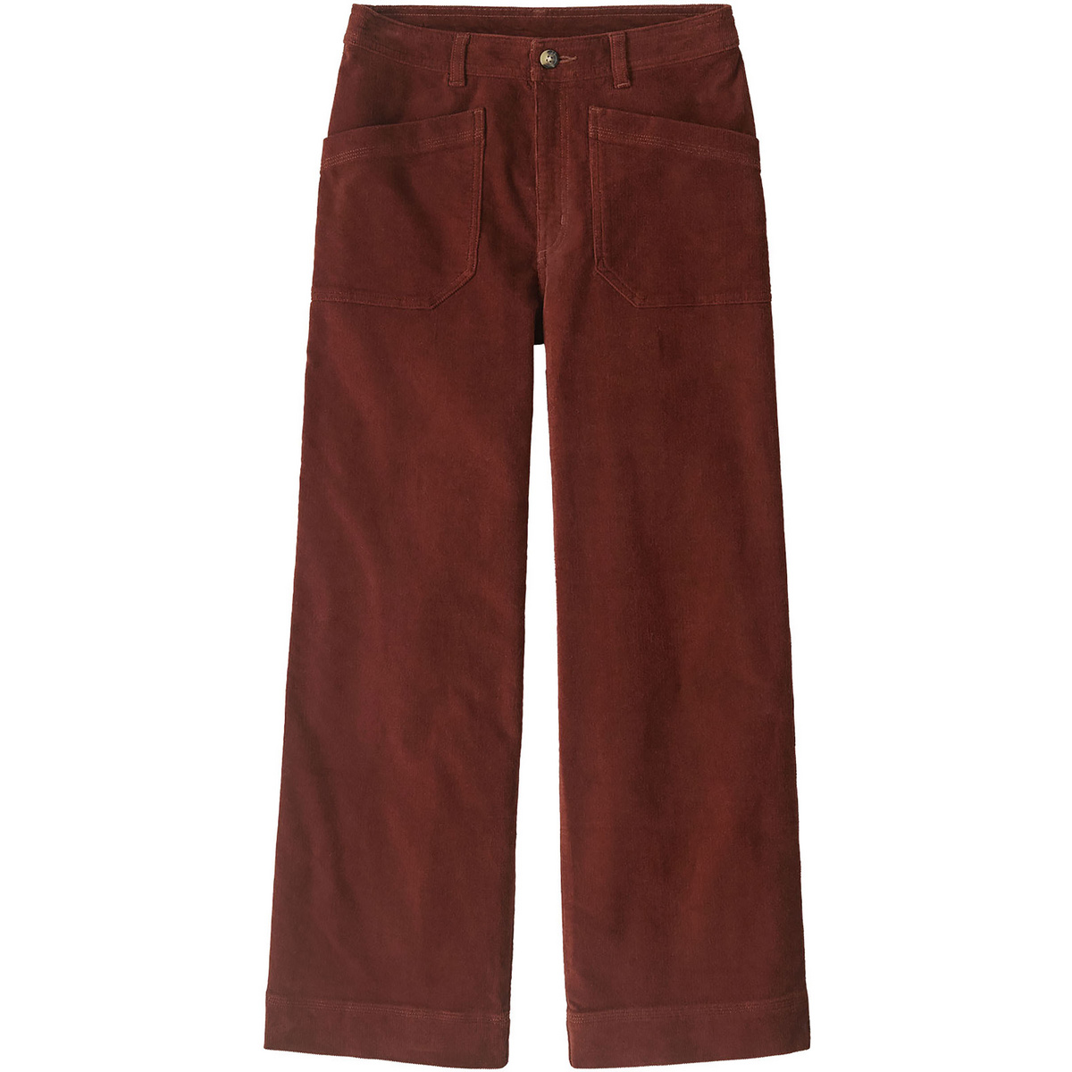 Patagonia Donna Pantaloni Wide Leg Cord (Taglia M, Rosso)