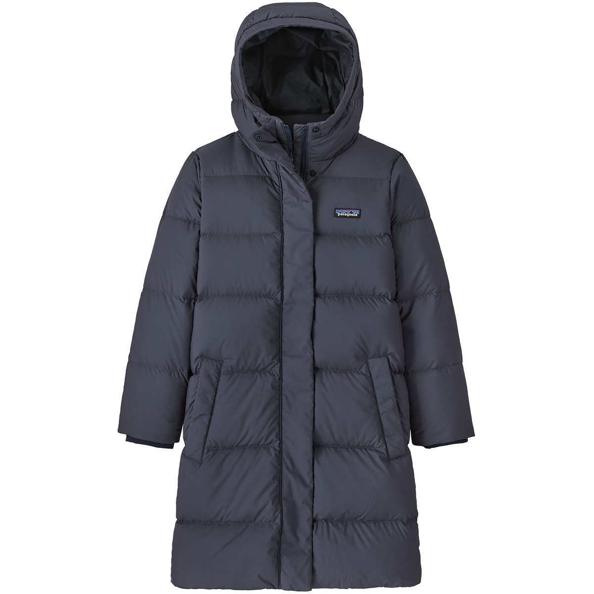 Patagonia Enfants Parka Silent Down (taille 130, Bleu)