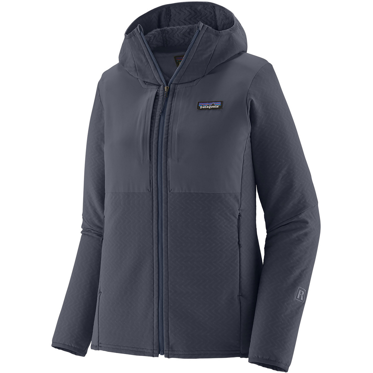 Patagonia Donna Giacca R2 CrossStrata (Taglia XS, Blu)