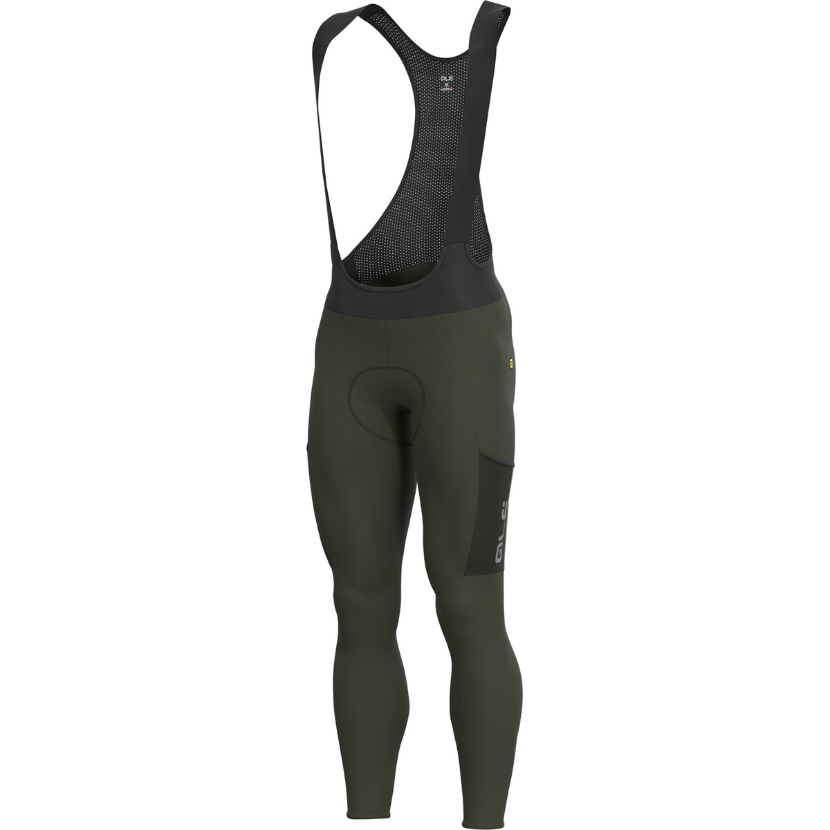Alé Uomo Pantaloni bici lunghi Stones Cargo (Taglia S, Verde)