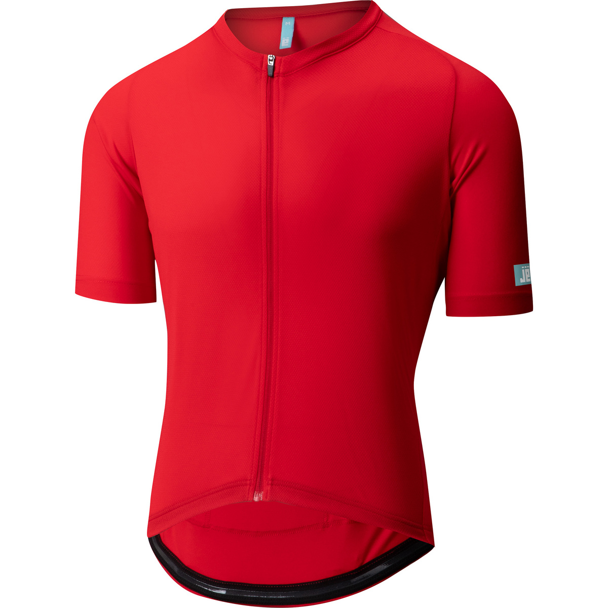 Jeuf Uomo Maglia da ciclismo Essential Road Solid (Taglia S, Rosso)