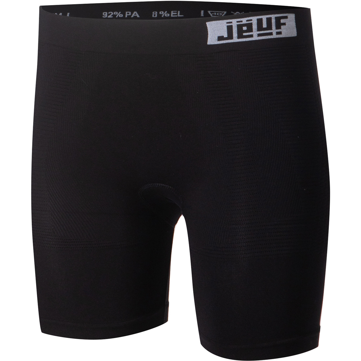 Jeuf Donna Pantaloni Essential con imbottitura (Taglia 3XL , Nero)