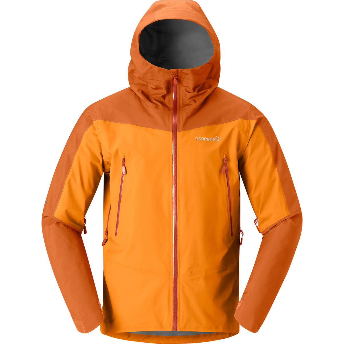 Norrona Herren Falketind GTX Jacke (Größe XL, orange)