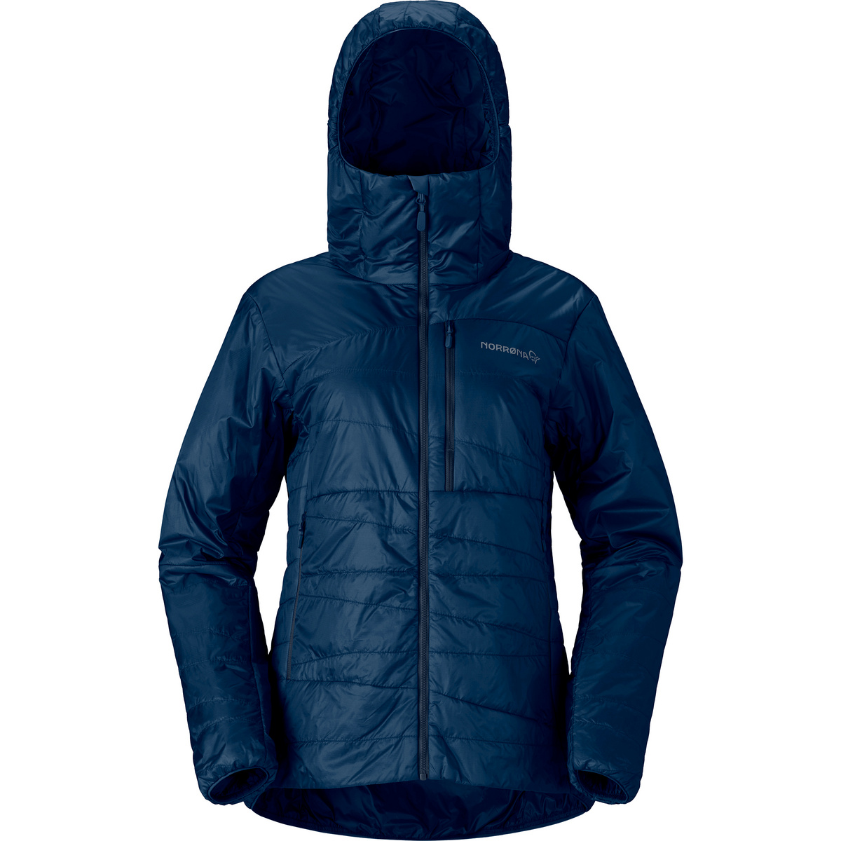 Norrona Femme Veste Falketind Thermo40 Hoodie (taille M, Bleu)