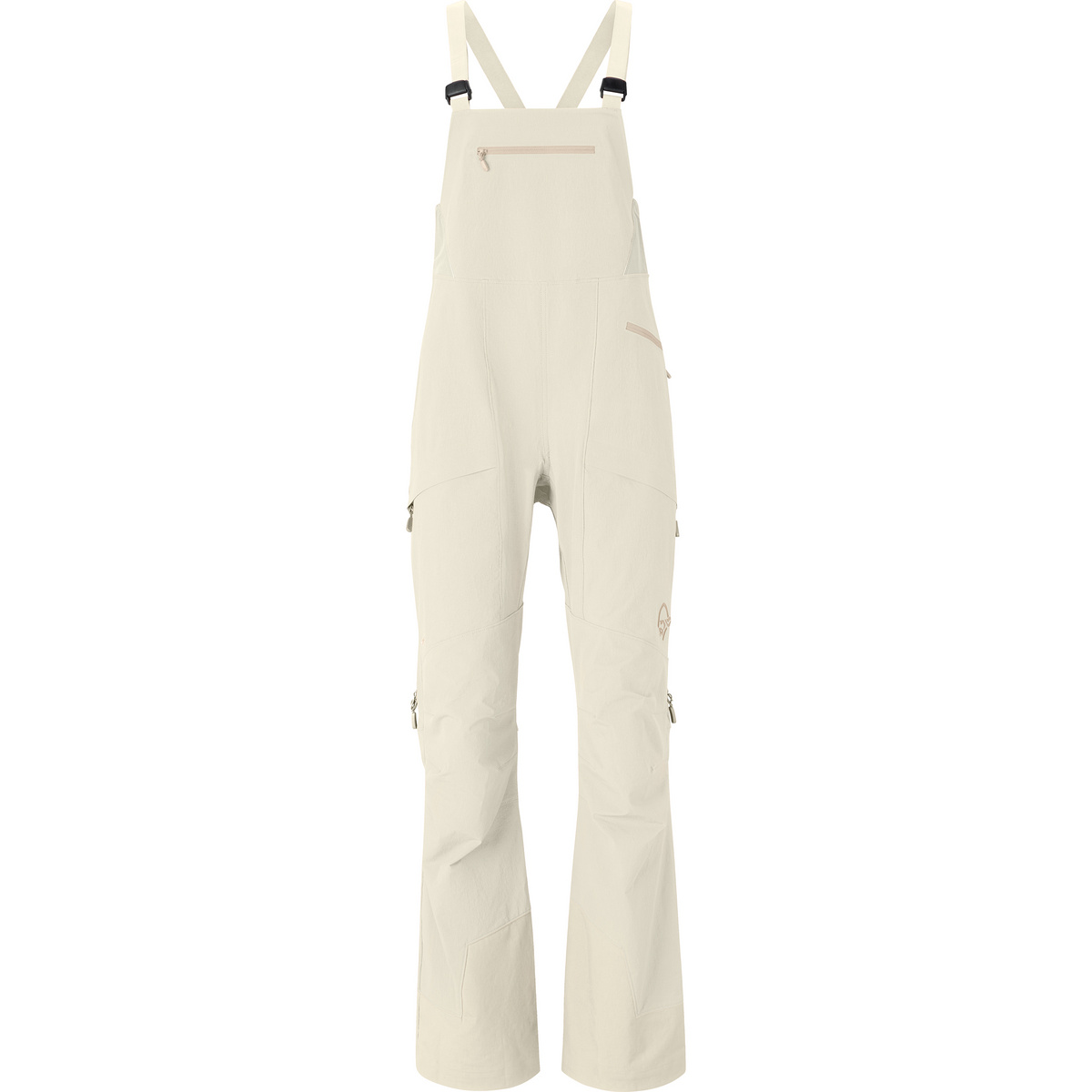 Norrona Femme Pantalon Møre Flex1 Bib (taille M, Beige)