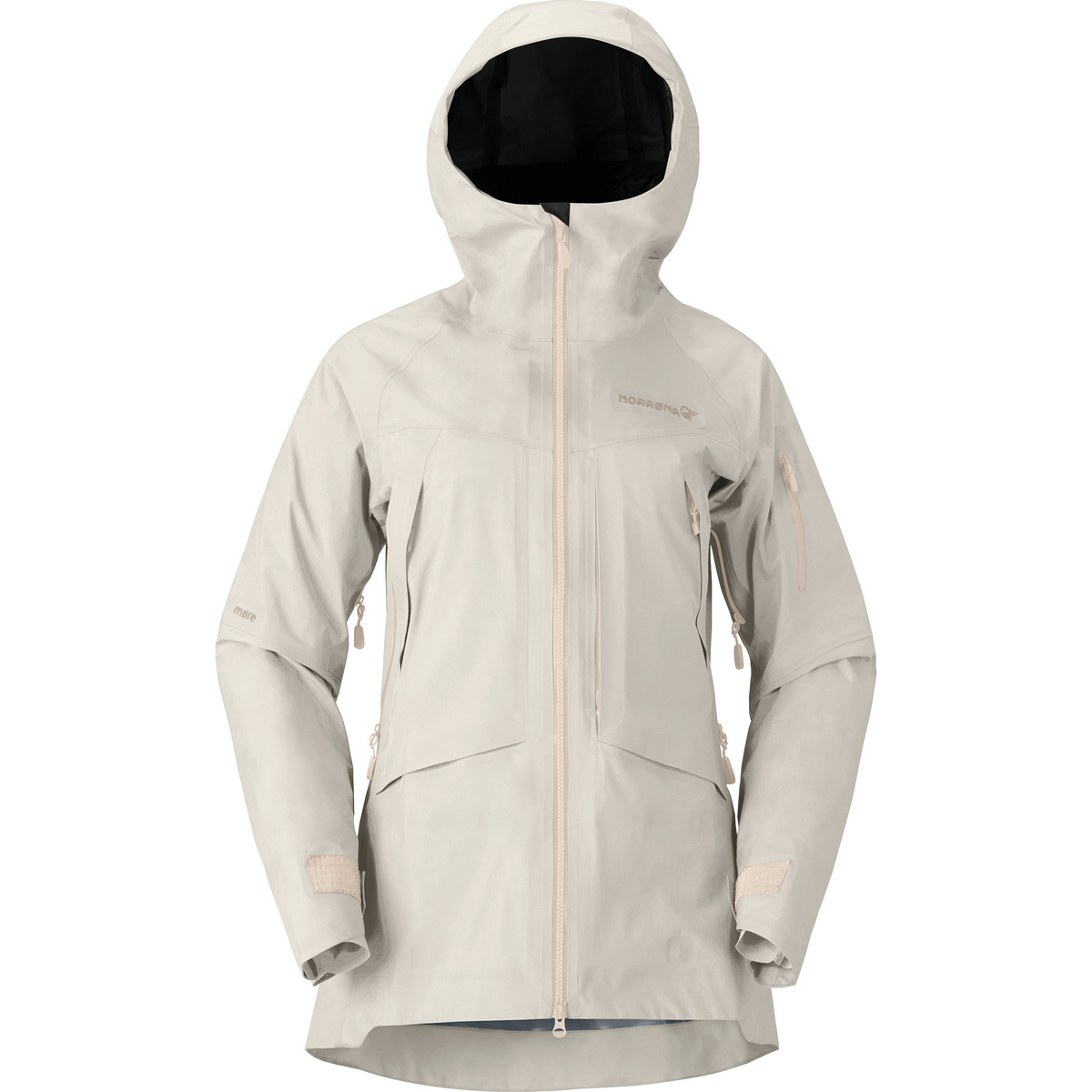 Norrona Damen Møre GTX Jacke (Größe M, beige)