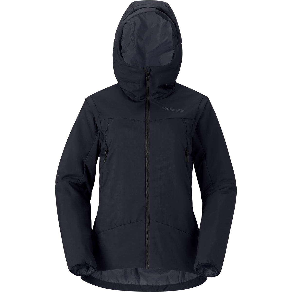 Norrona Femme Veste Møre Thermo60 Aero200 (taille M, Noir)