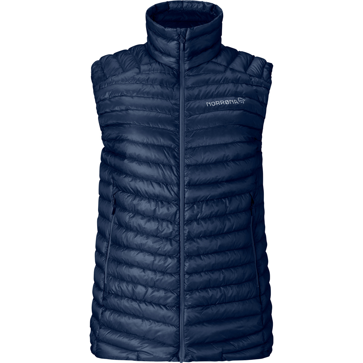 Norrona Femme Gilet Trollveggen Superlight Down800 (taille S, Bleu)