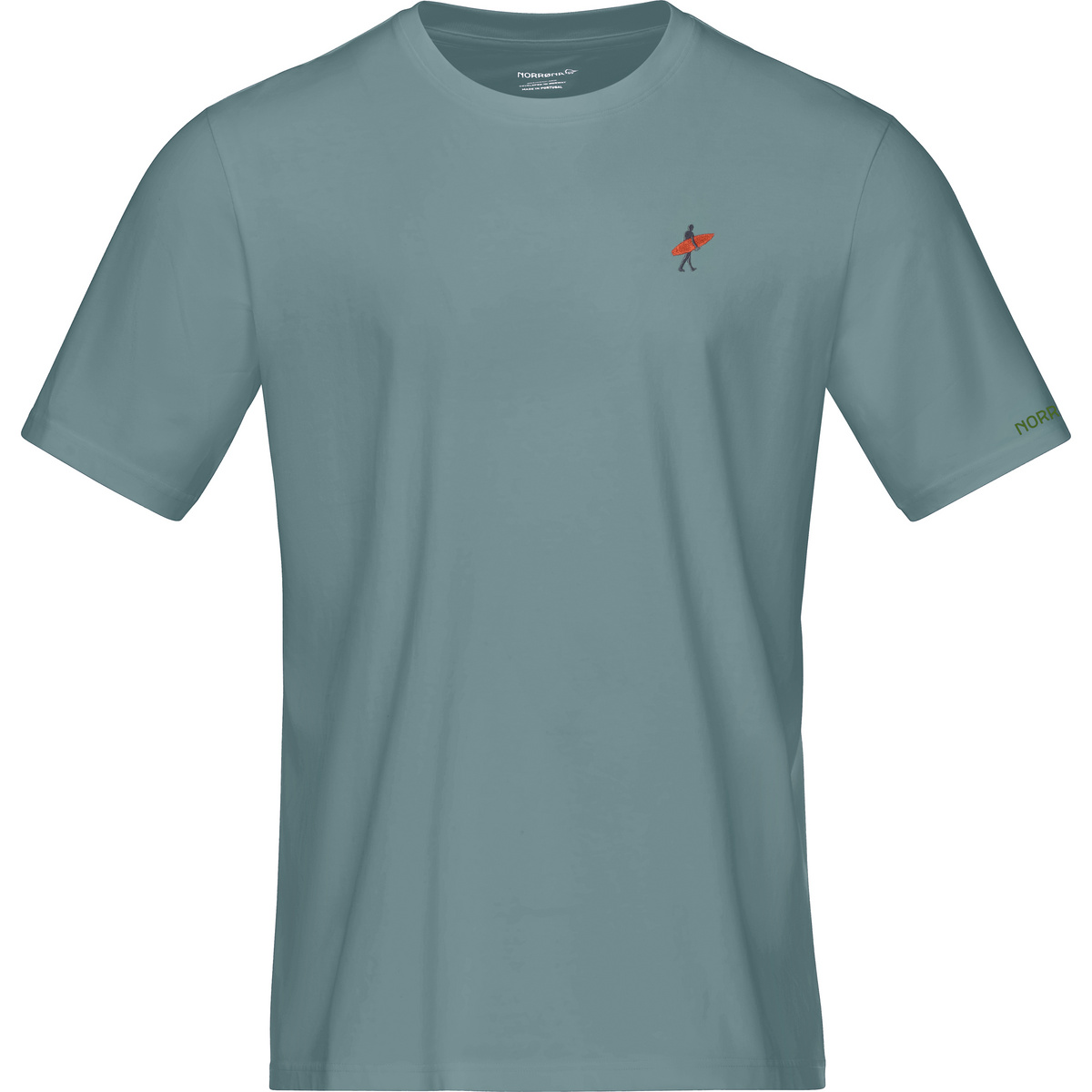 Norrona Uomo Maglietta /29 Cotton Activity Embroidery (Taglia XL, Turchese)