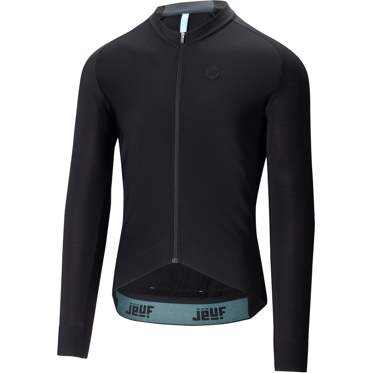 Jeuf Herren Pro Thermal Radtrikot (Größe S, schwarz)
