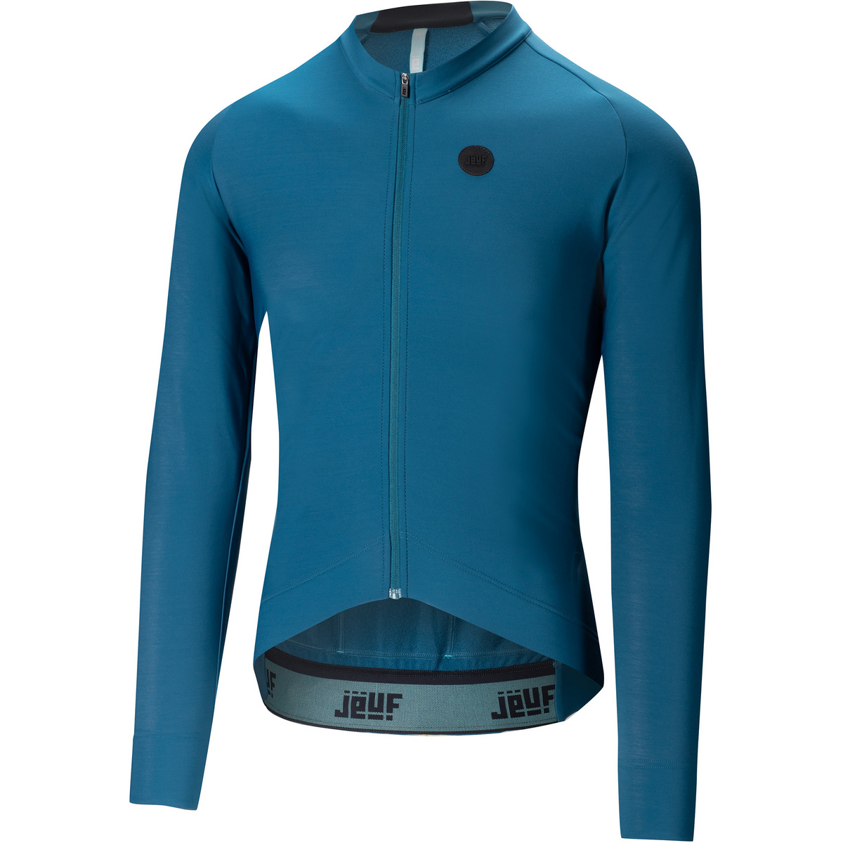 Jeuf Uomo Maglia da ciclismo Pro Thermal (Taglia M, Turchese)