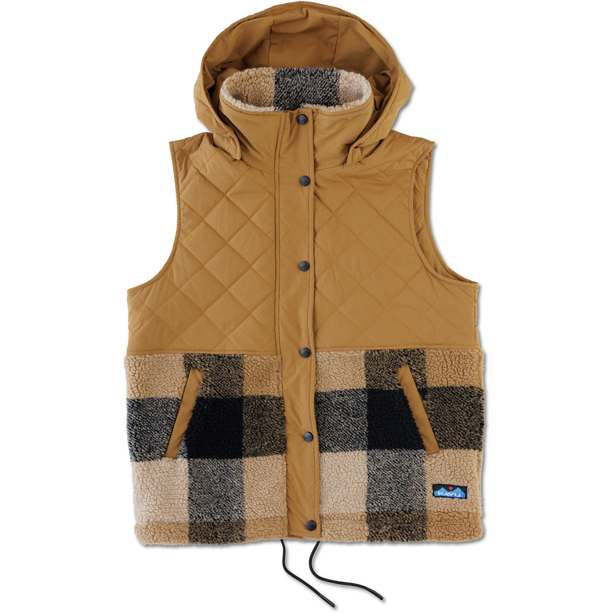 Kavu Donna Gilet Luna Peak (Taglia M, Marrone)