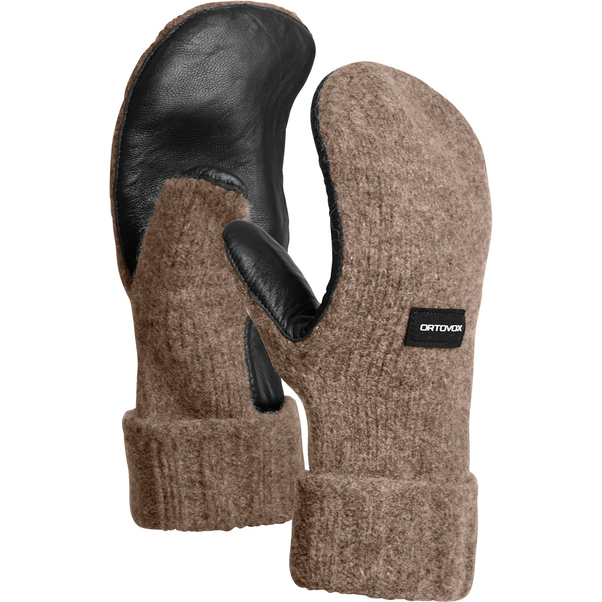 Image of Ortovox Guanti Classic Wool Mitten Leather