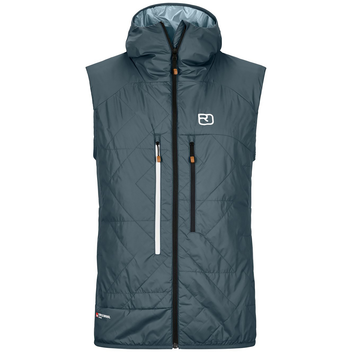 Ortovox Homme Gilet Swisswool Piz Boè (taille M, Gris)