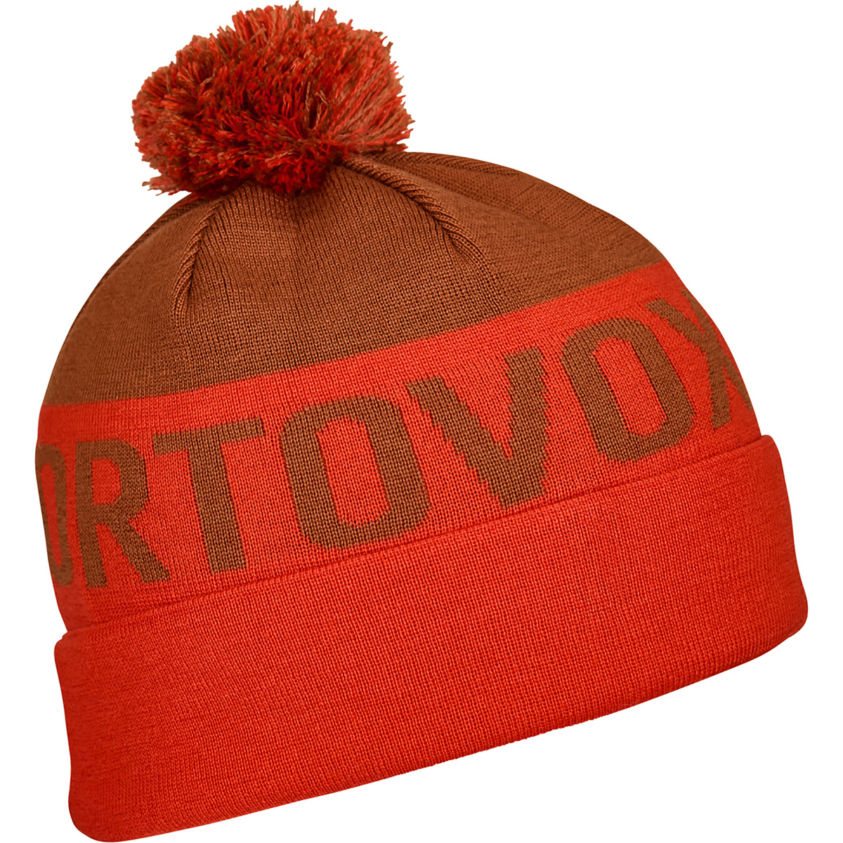 Ortovox Cappellino Bobble Knit (Taglia ONE SIZE, Rosso)