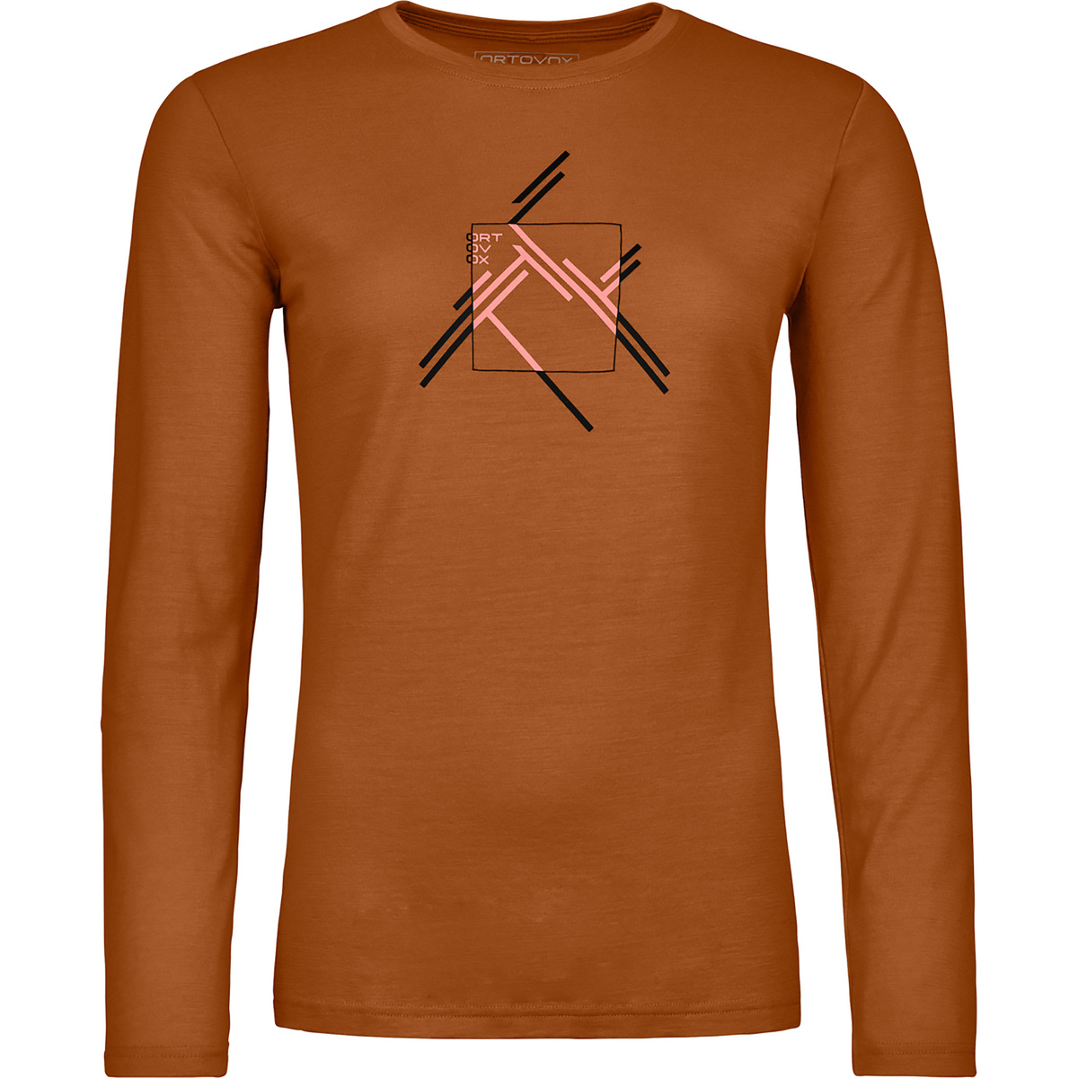 Ortovox Damen 185 Merino Mtn Cutout Longsleeve (Größe XL, braun)