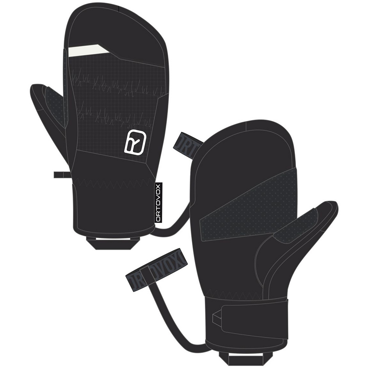 Ortovox Femme Gants Freeride Cozy (taille S, Noir)