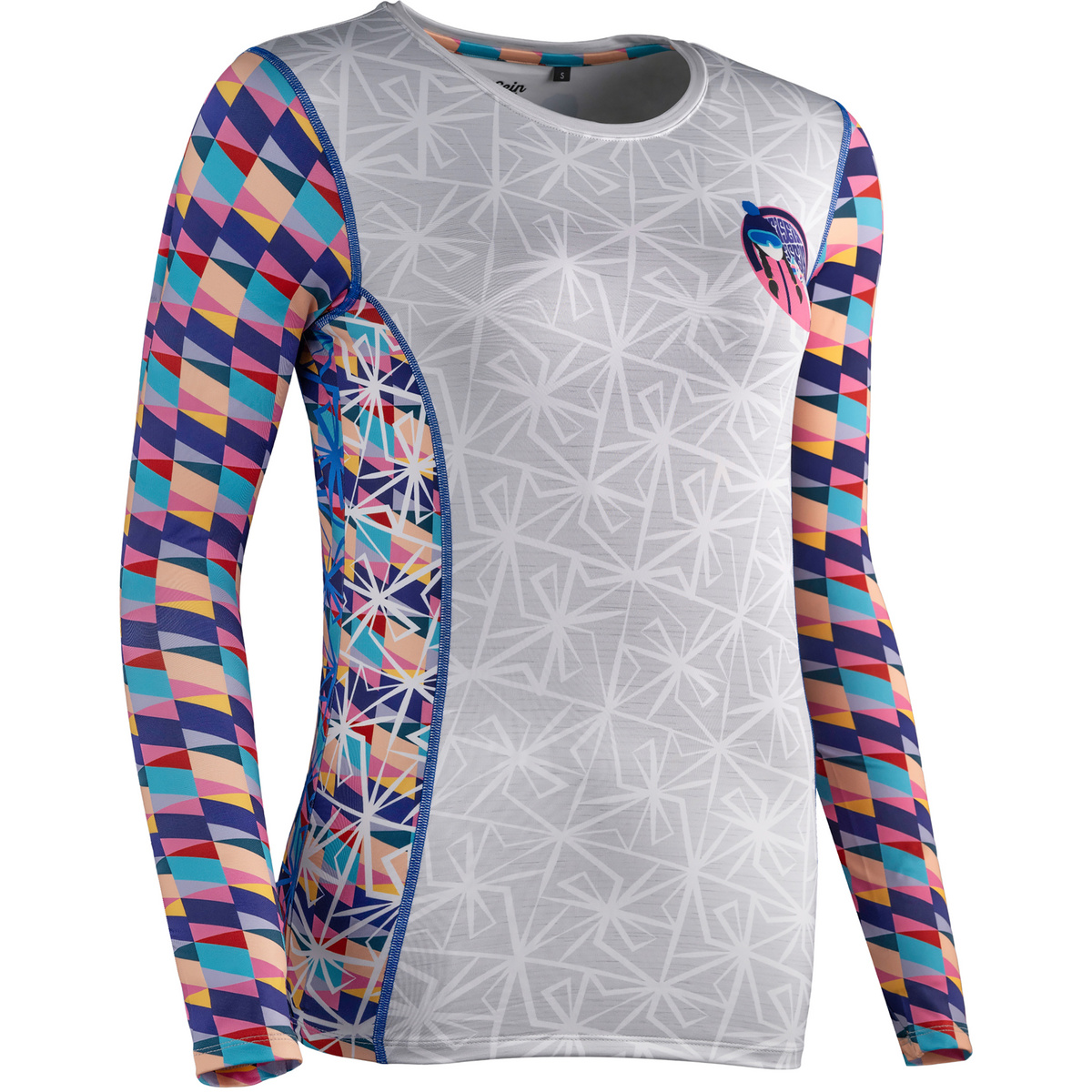 FreiSein Femme T-shirt long LetsSportLn (taille S, Gris)
