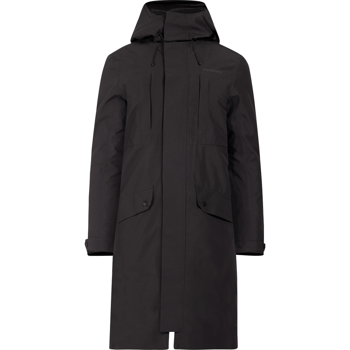 Didriksons Homme Parka Falke (taille S, Noir)