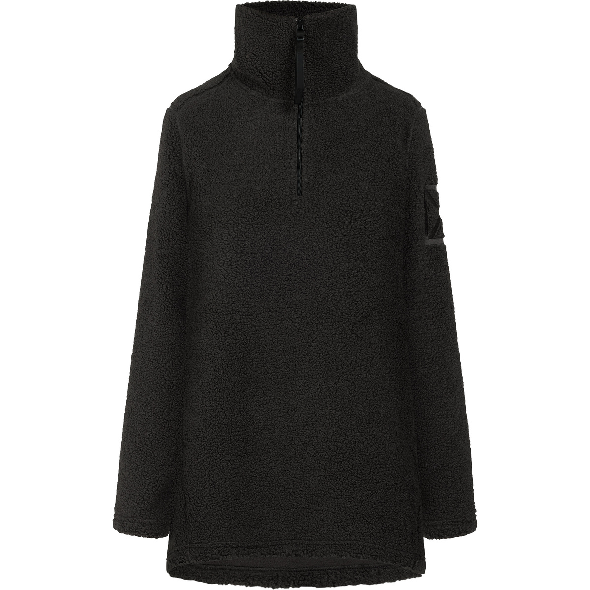 Didriksons Femme Pull Marina Half Zip (taille S, Noir)