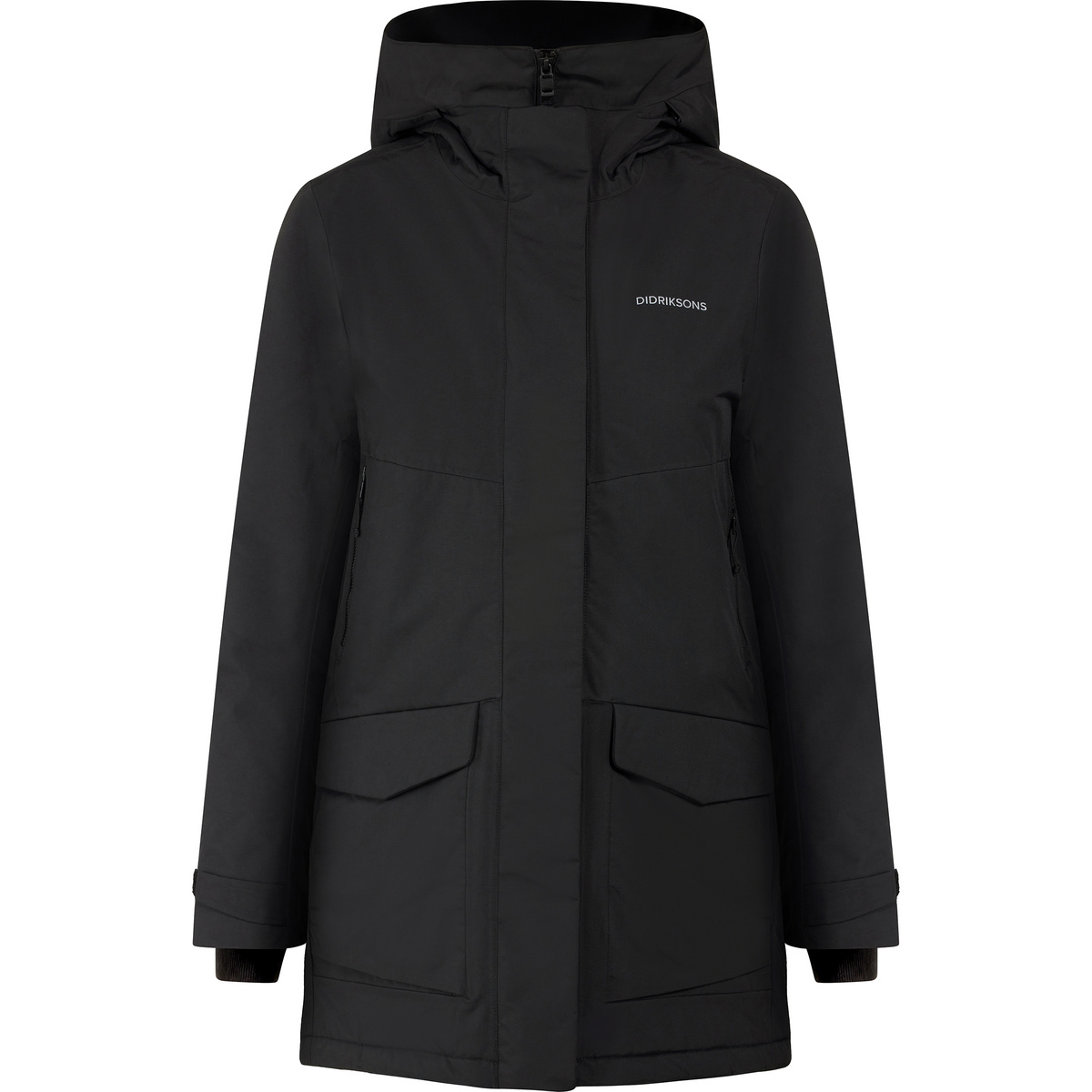 Didriksons Damen Frida 7 Parka (Größe L, schwarz)