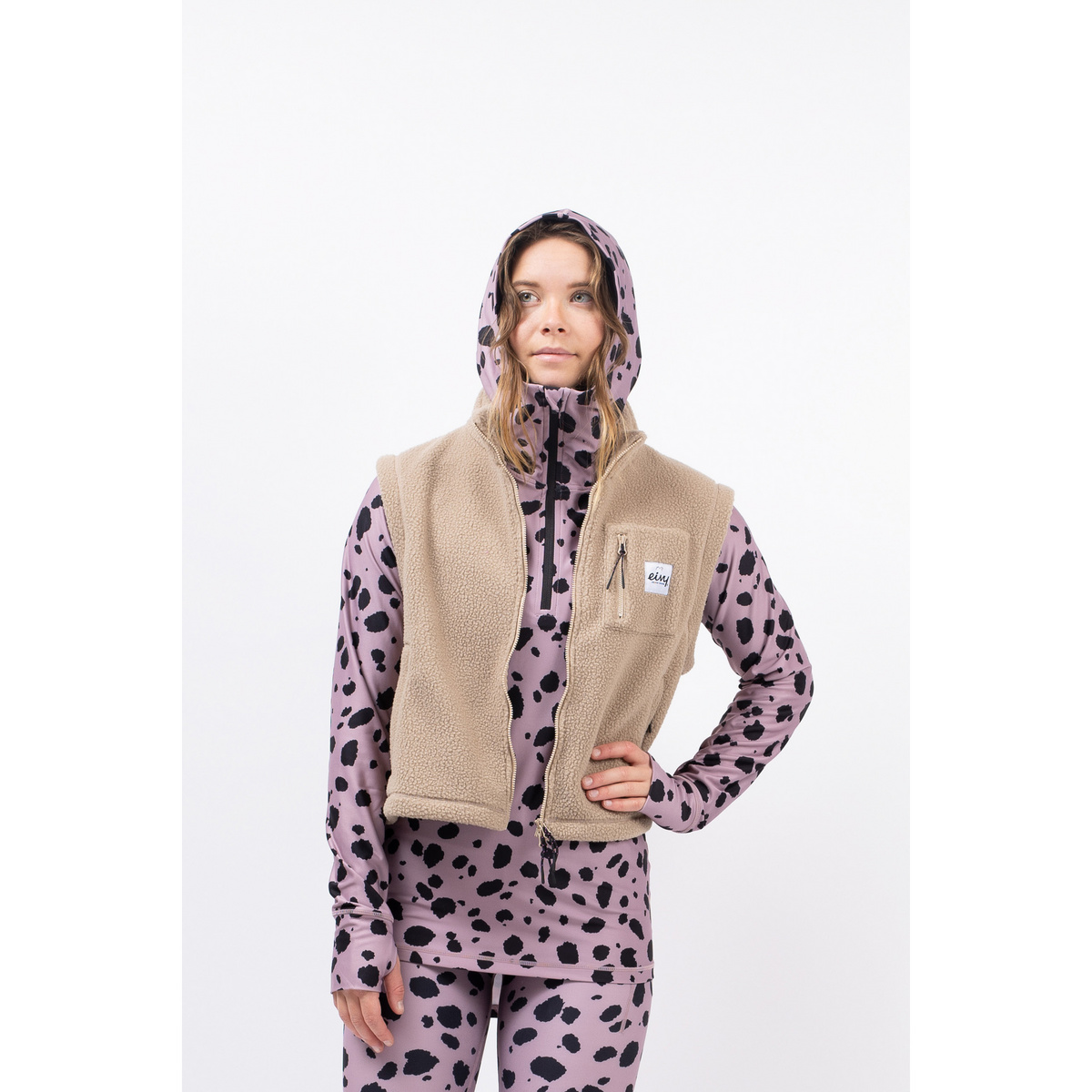 Image of Eivy Donna Gilet Boxy Sherpa