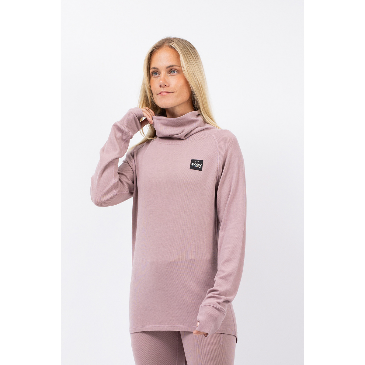 Image of Eivy Donna Maglia a manica lunga Icecold Wool Gaiter Rib