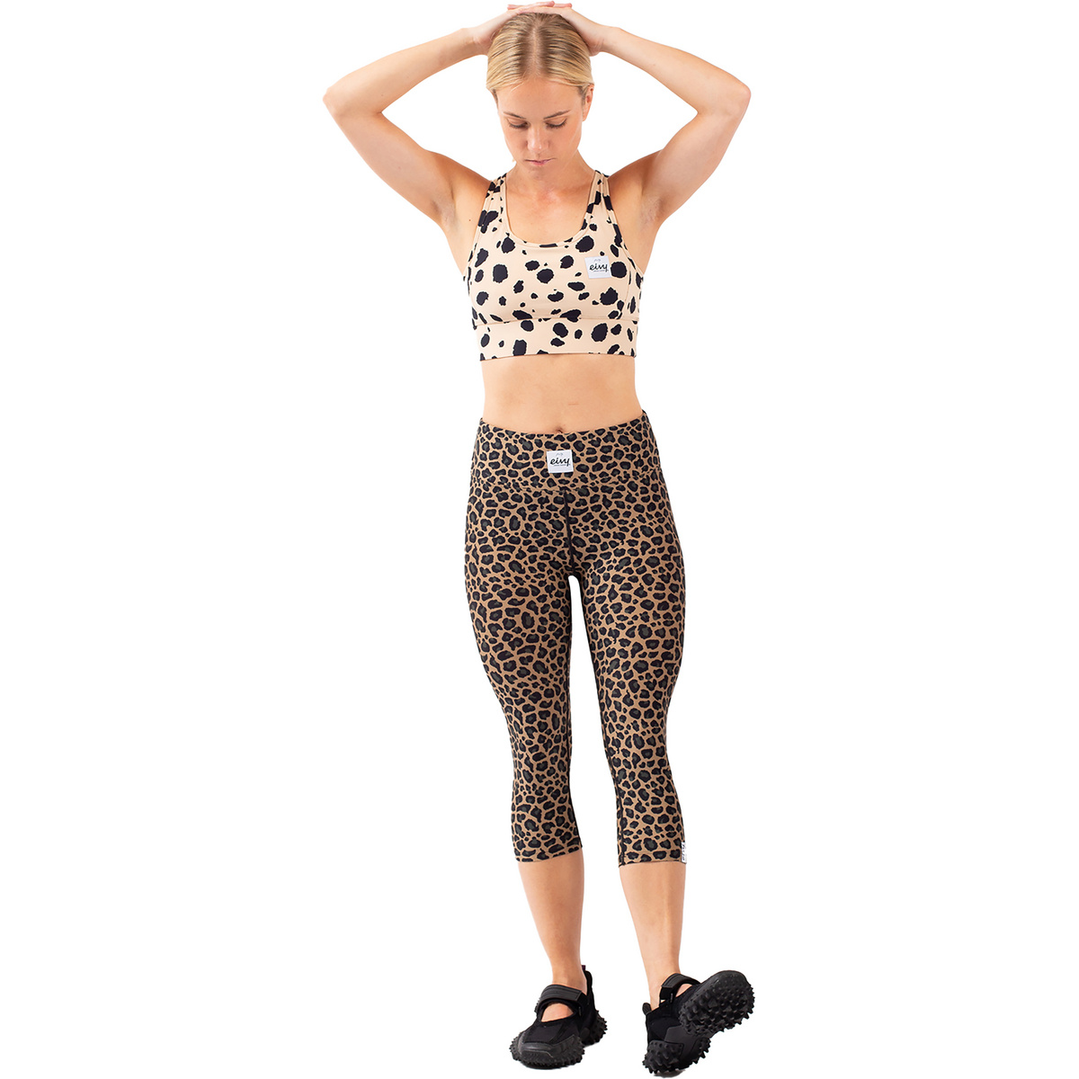 Eivy Femme Cuissards Pocket 3/4 (taille S, Brun)