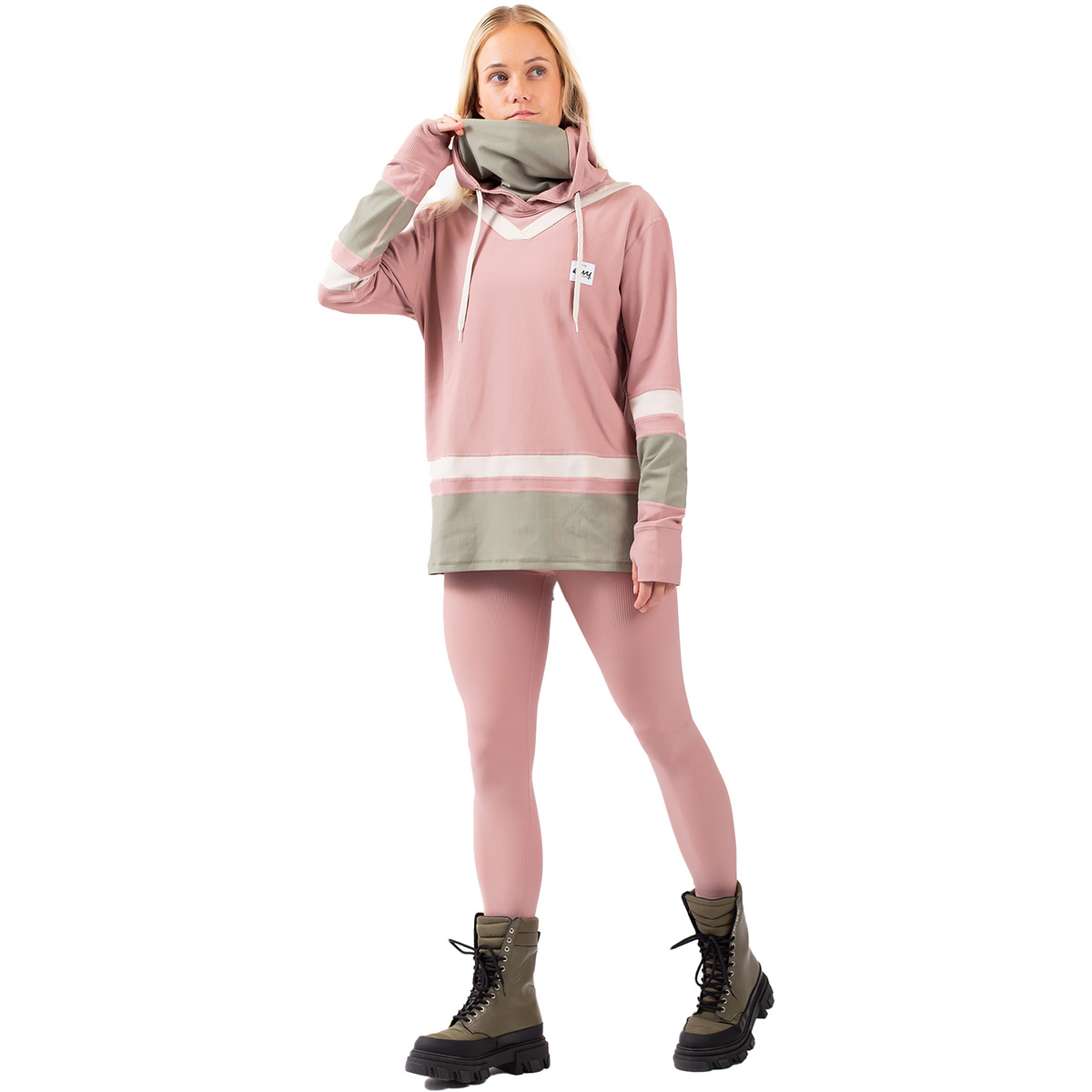 Image of Eivy Donna Maglia a manica lunga Loose Fit Hoodie Rib