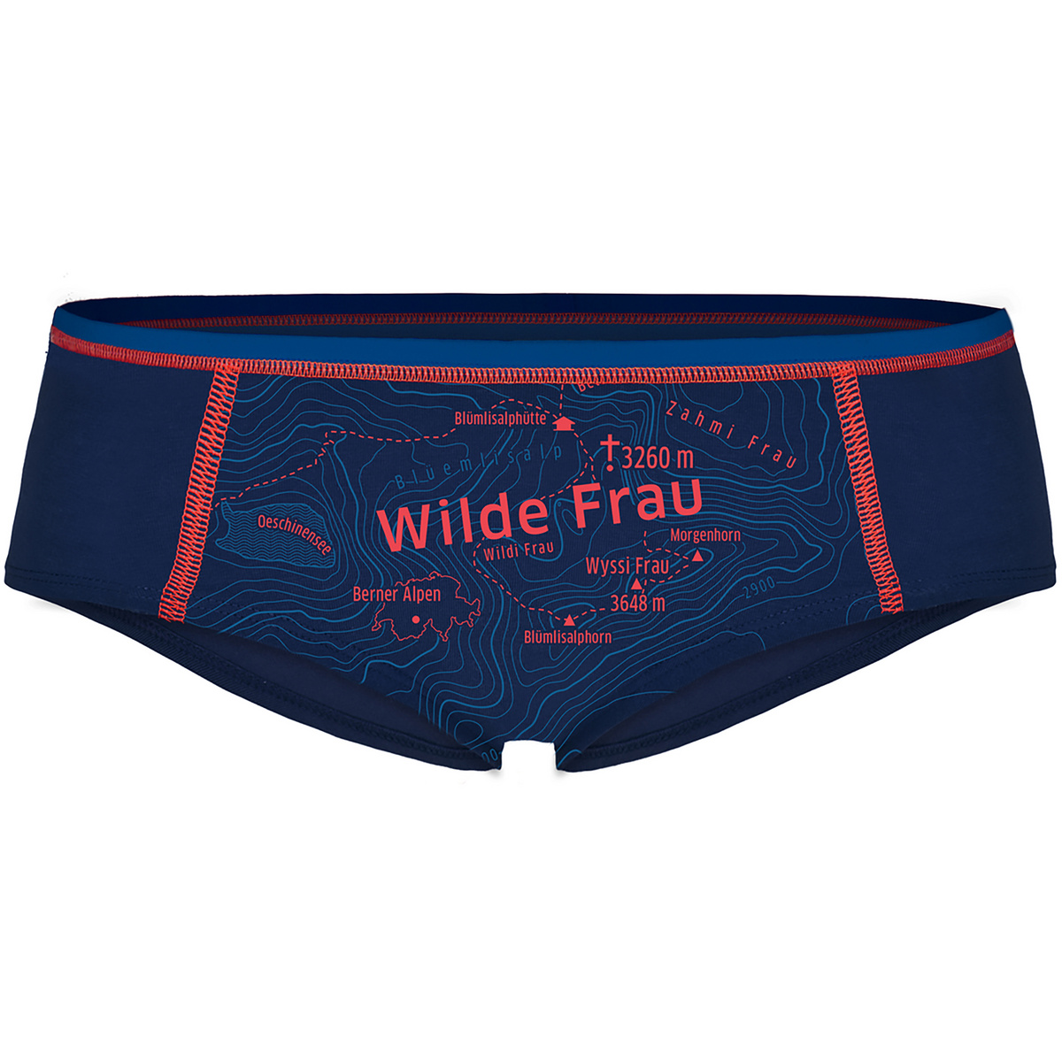 Ein schöner Fleck Erde Damen Wilde Frau Unterhose (Größe XS, blau)