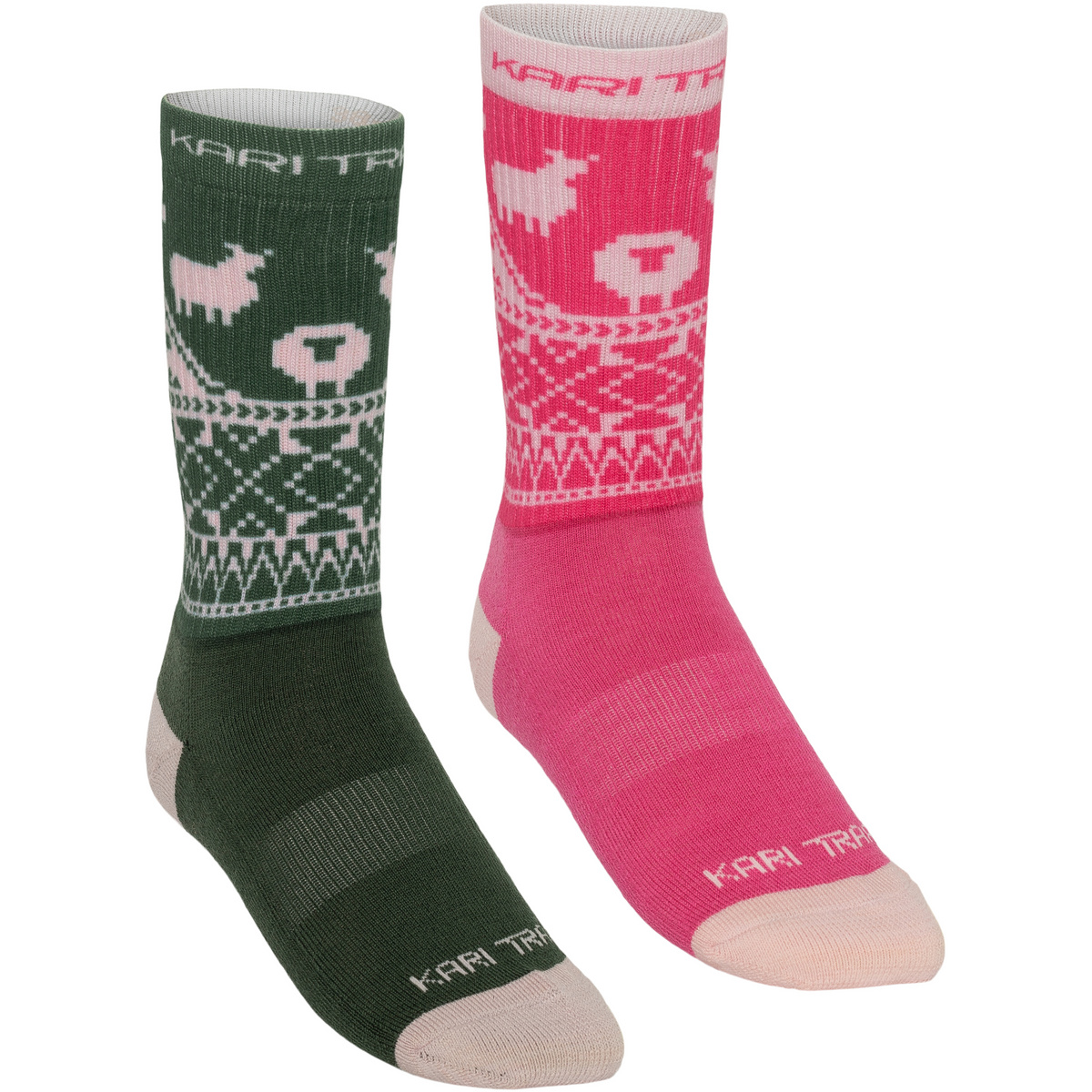 Kari Traa Damen Puffin 2er Pack Socken (Größe 36 , pink)