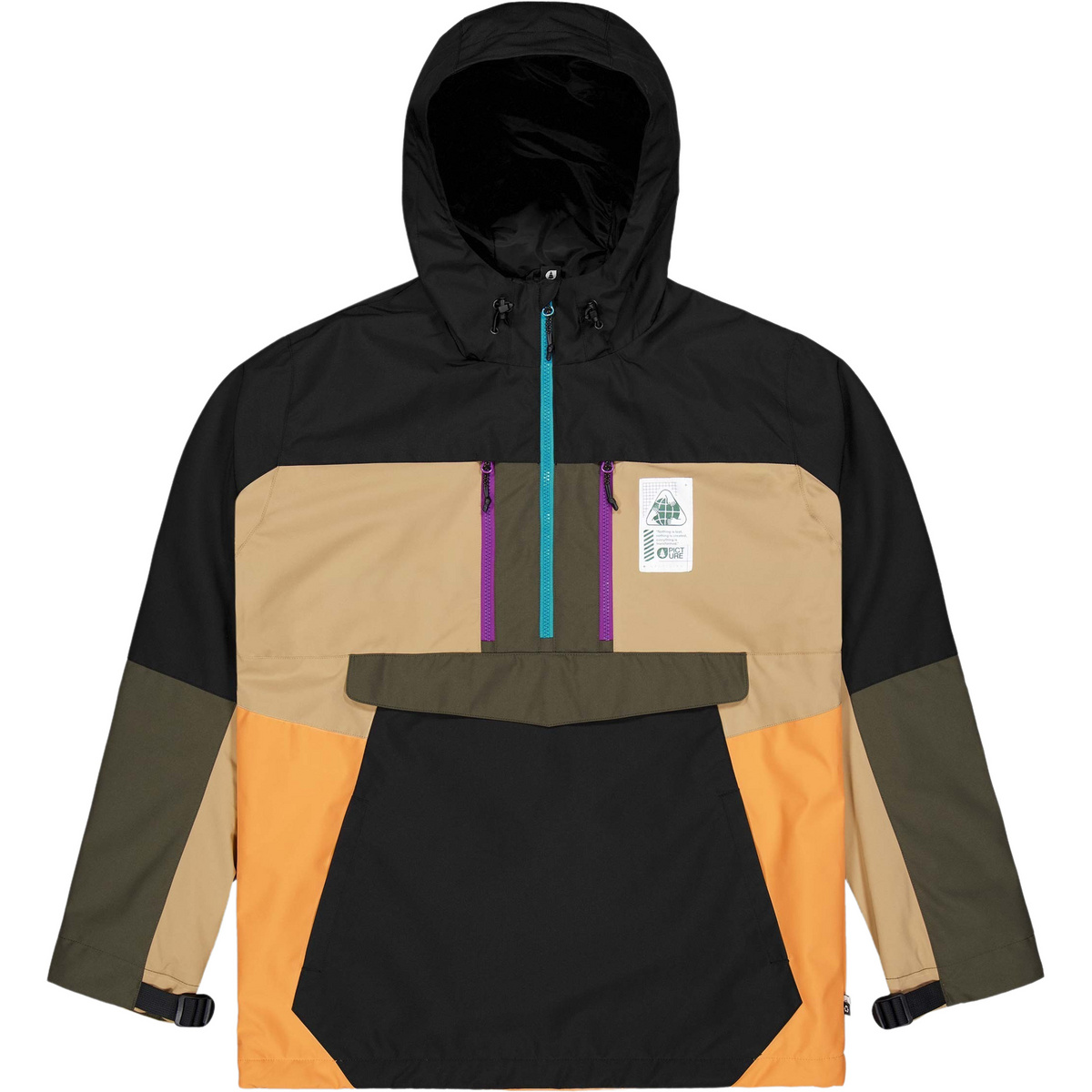 Picture Herren Hobson Anorak (Größe XL, schwarz)
