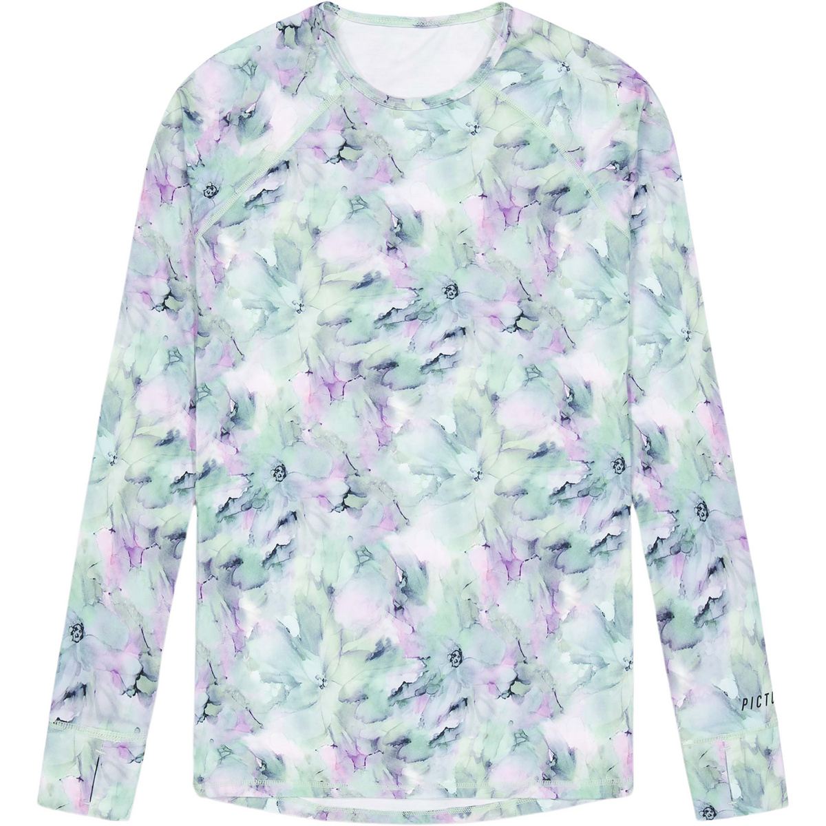 Picture Donna Maglia a manica lunga Milita Printed (Taglia L, Blu)