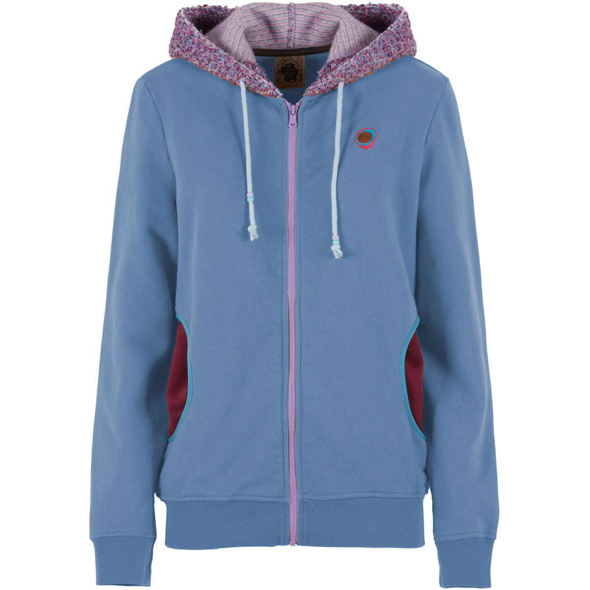 E9 Femme Veste Bea (taille XS, Bleu)