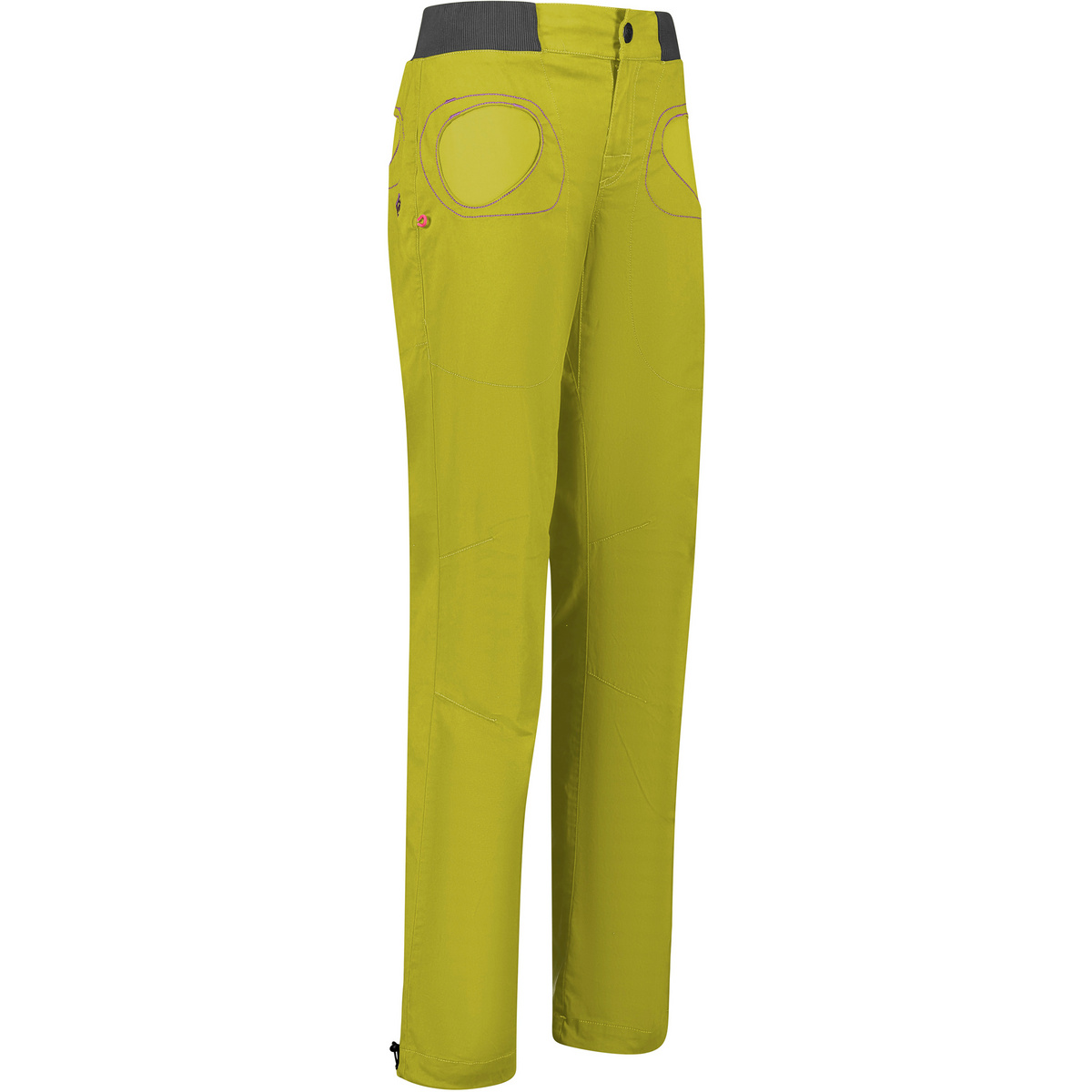 Bergzeit Basics Donna Pantaloni Onda Slim3 (Taglia S, Verde)
