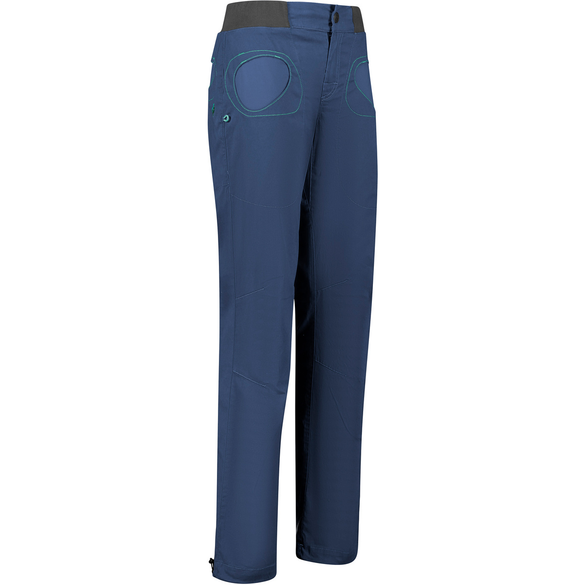 Bergzeit Basics Donna Pantaloni Onda Slim3 (Taglia XL, Blu)