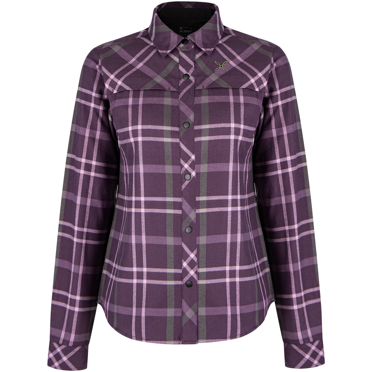 Montura Donna Camicetta Check (Taglia M, Viola)