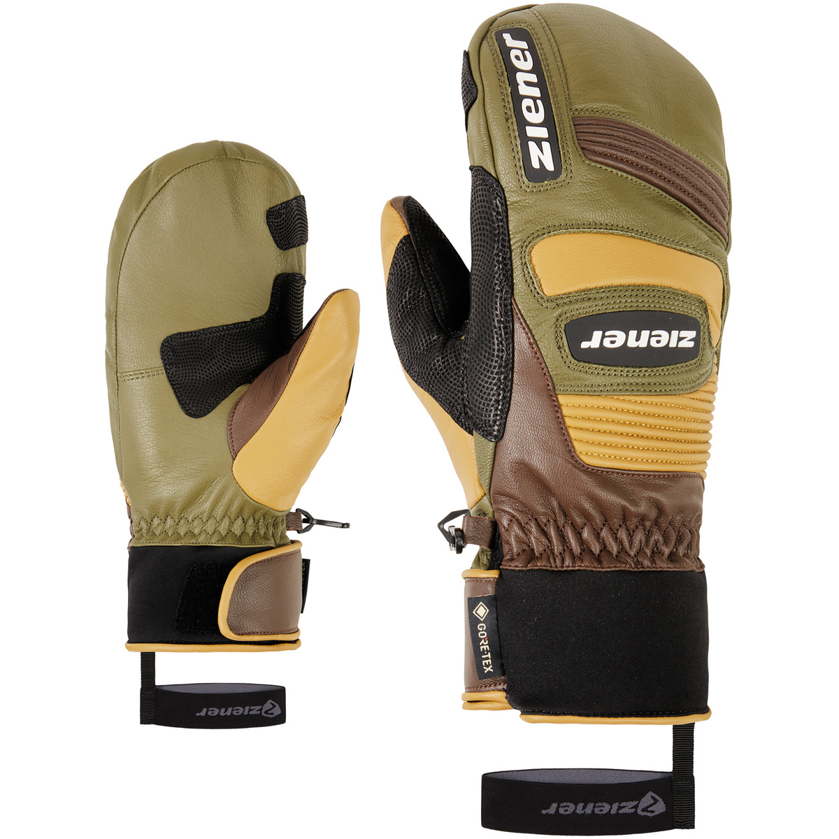 Ziener Herren Guardi GTX + Gore Plus Warm PR Handschuhe (Größe 8.5, gruen)