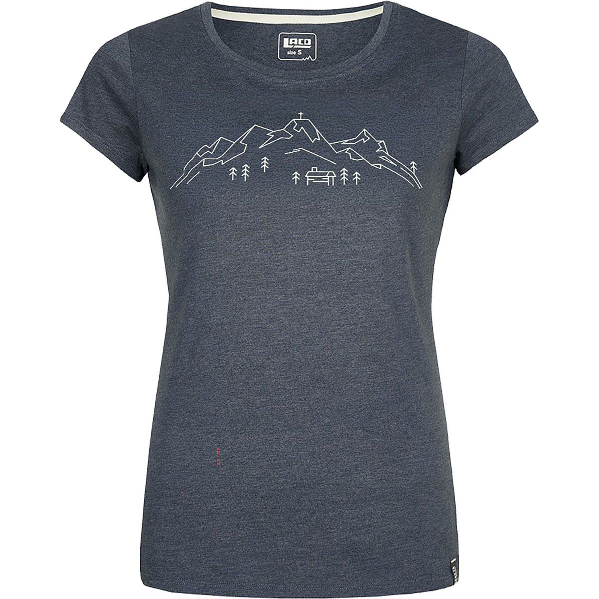 LACD Damen Mountain T-Shirt (Größe XS, grau)