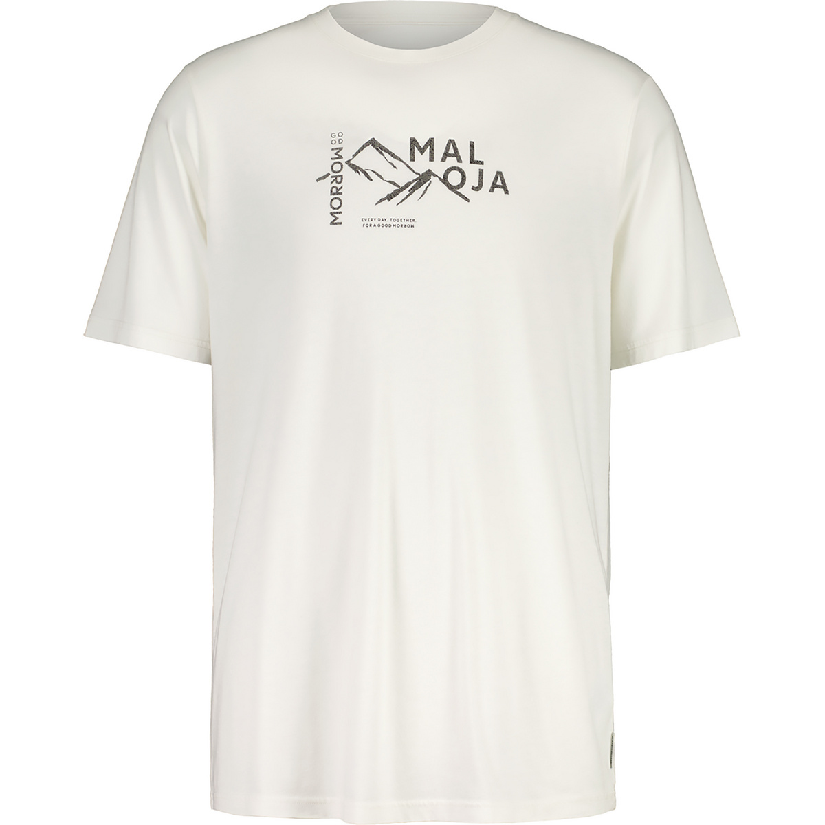 Maloja Homme T-shirt SchwarzhornM. (taille S, Blanc)