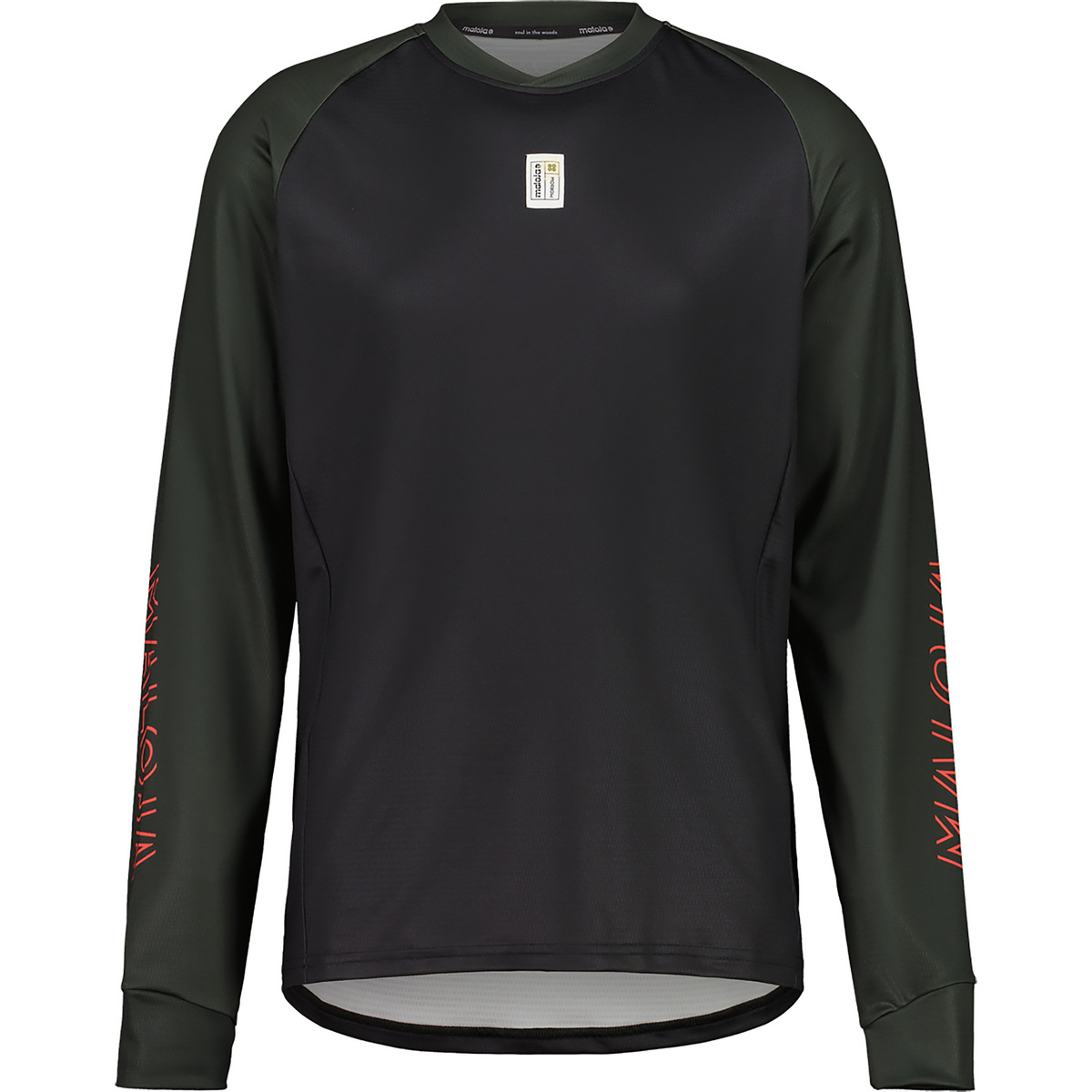 Maloja Uomo Maglia a manica lunga GaderM. (Taglia S, Nero)