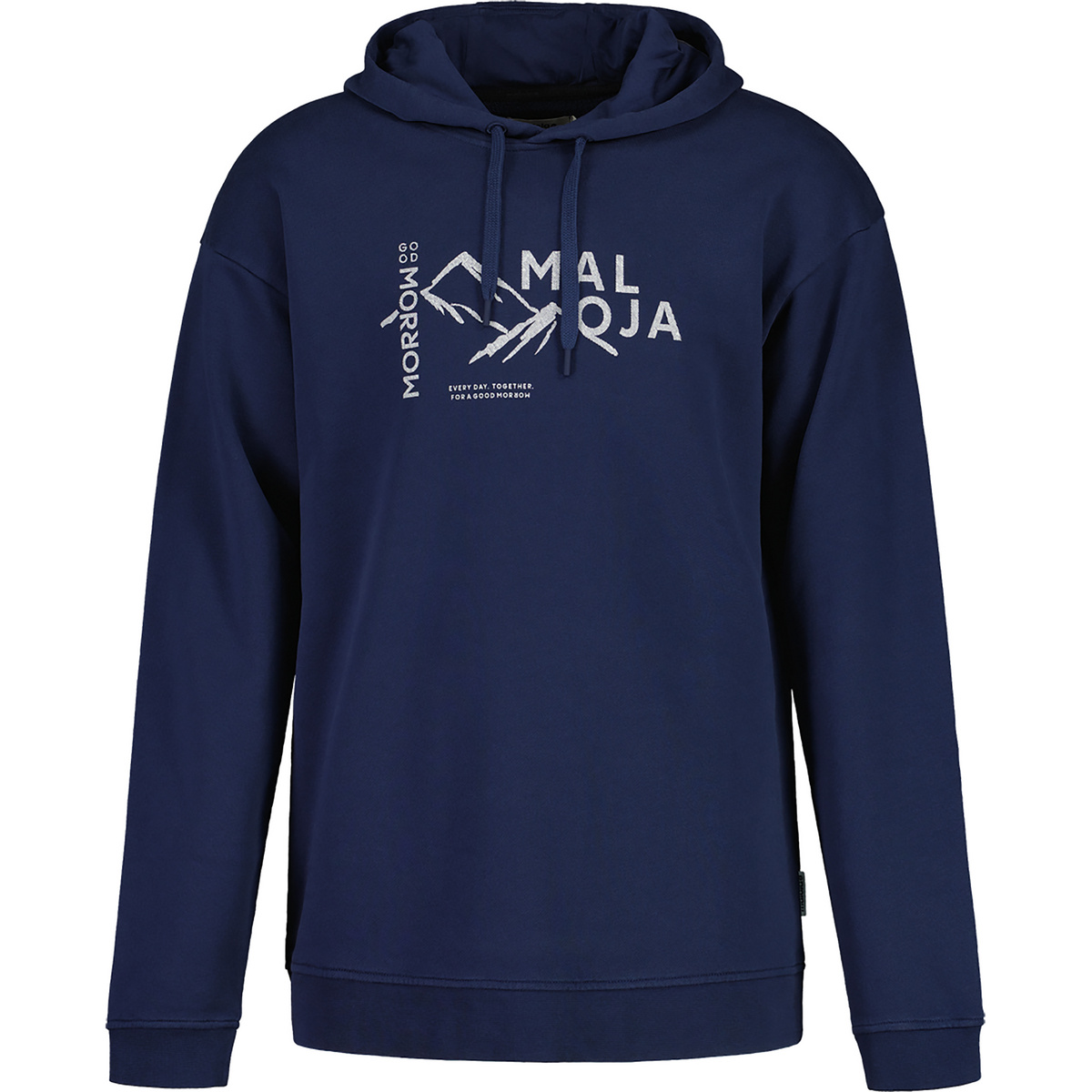 Maloja Uomo Felpa con cappuccio ZirbeneckM. (Taglia M, Blu)