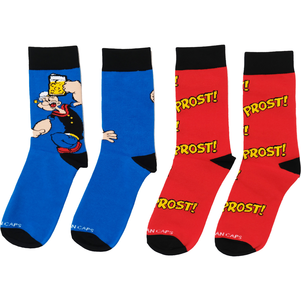 Bavarian Caps Popeye 2er Pack Socken (Größe 36 , blau)