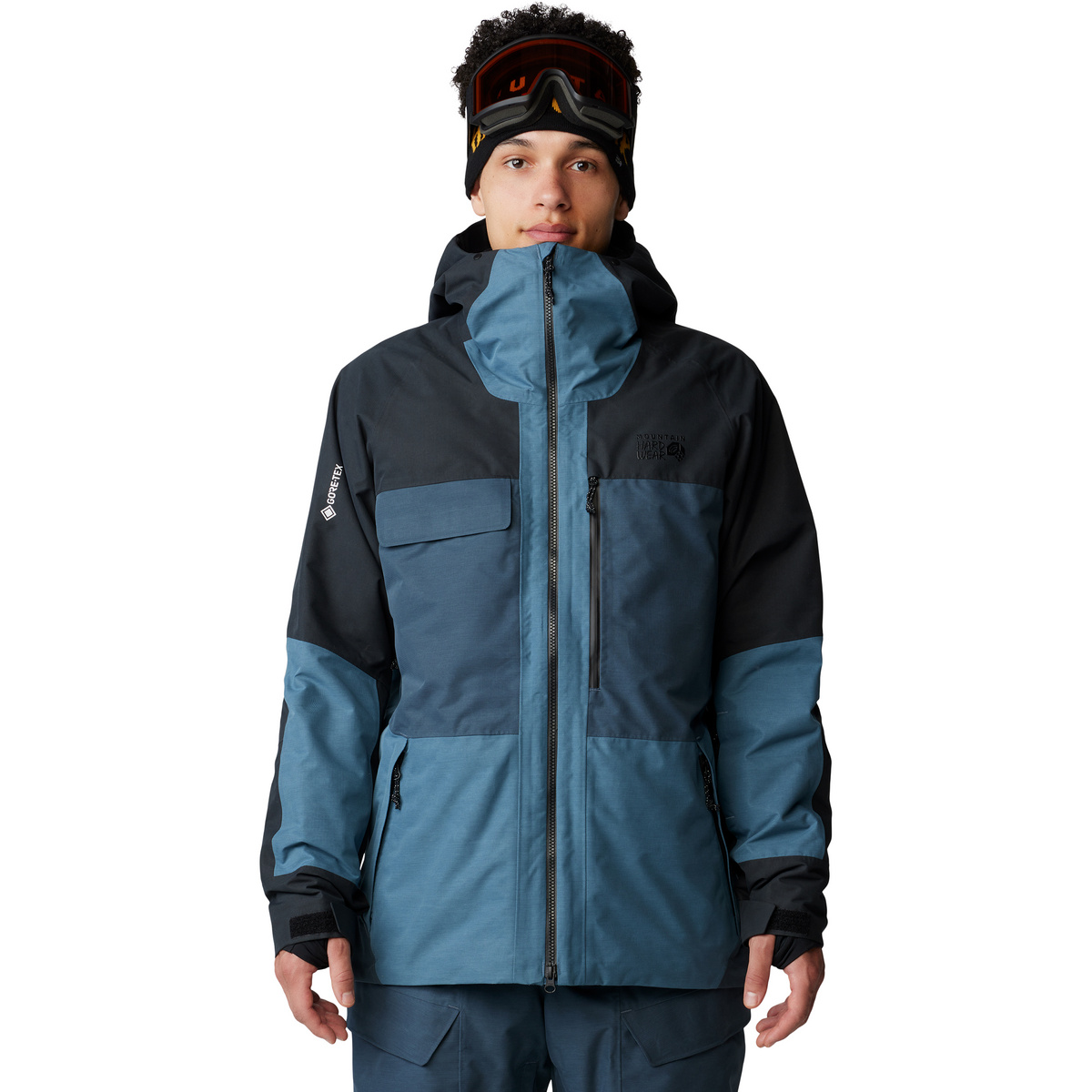 Mountain Hardwear Homme Veste Cloud Bank GTX (taille S, Bleu)