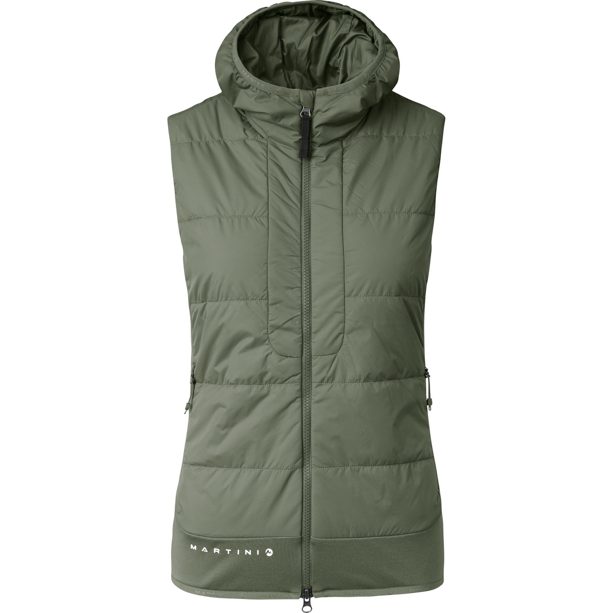 Martini Sportswear Donna Gilet Horizon Hybrid (Taglia XS, Verde)