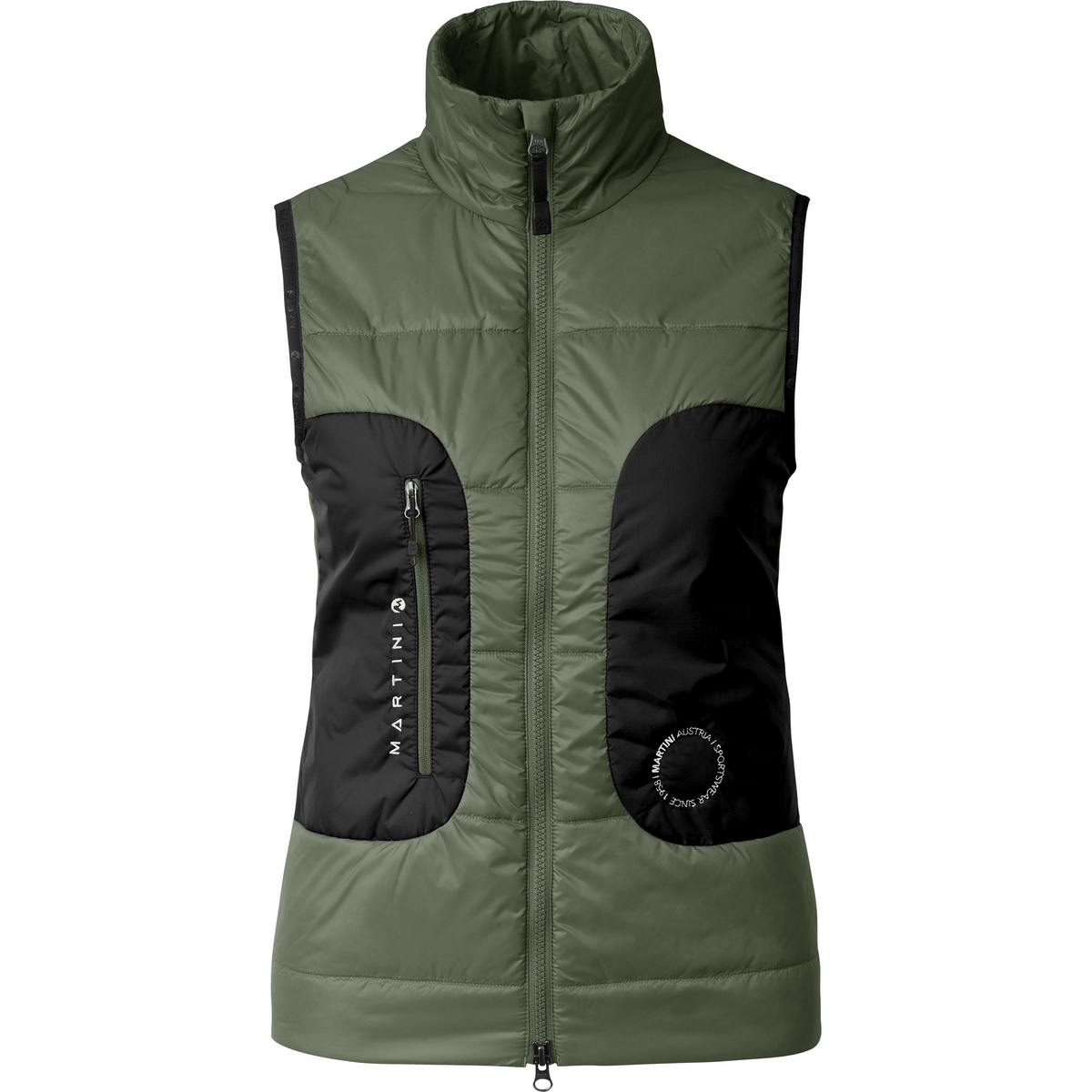 Martini Sportswear Damen Argon Hybrid Weste (Größe XS, gruen)