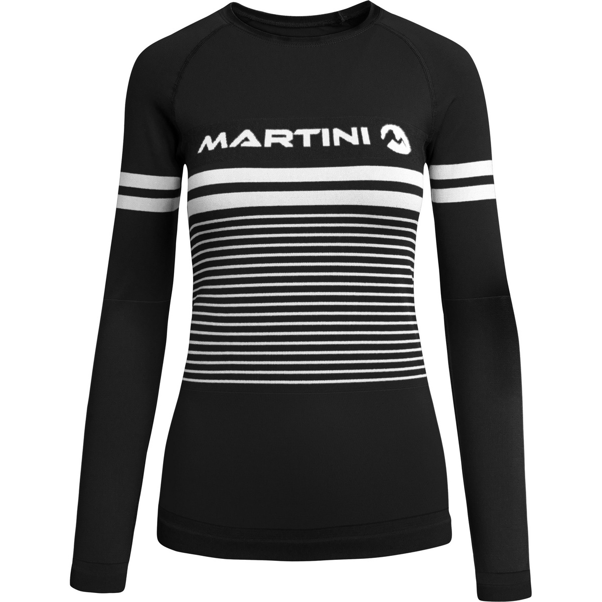 Martini Sportswear Donna Maglia a manica lunga Uwear (Taglia S , Nero)